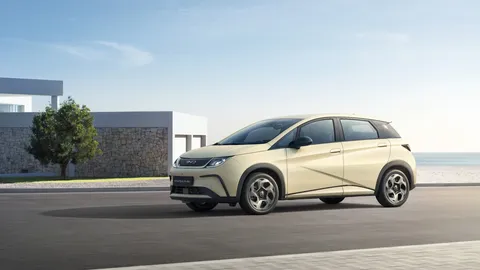 BYD Dolphin – front three-quarter view