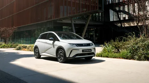 BYD Dolphin – front three-quarter view