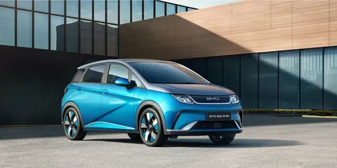 BYD Dolphin – front three-quarter view
