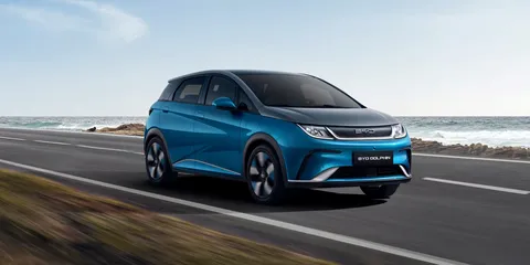 BYD Dolphin – front three-quarter view