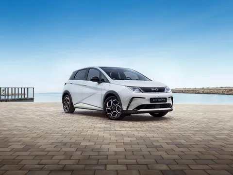 BYD Dolphin – front three-quarter view