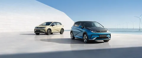 BYD Dolphin – front three-quarter view