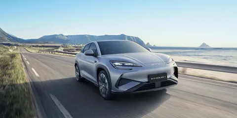 BYD Sealion 7 – vedere 3/4 din față