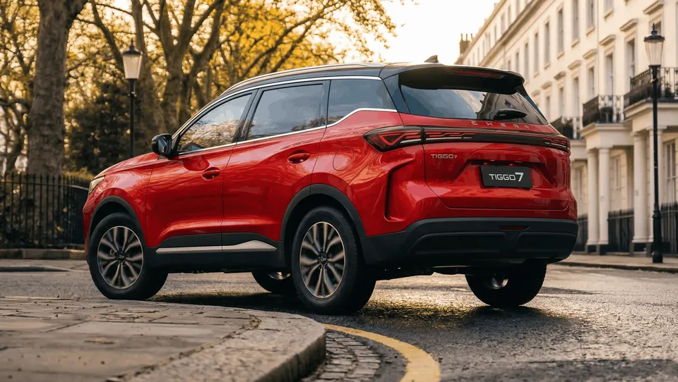 Chery Tiggo 7 – vedere 3/4 din spate