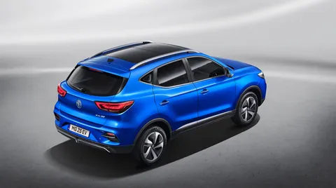 MG ZS EV – vedere 3/4 din spate