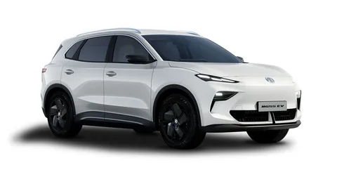 MG MGS5 EV – front three-quarter view
